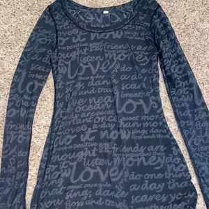 Lululemon long sleeve
